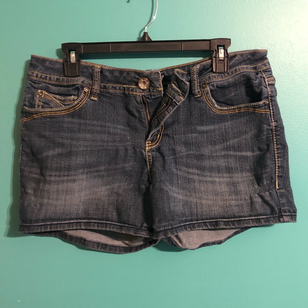 Plain Jean Shorts